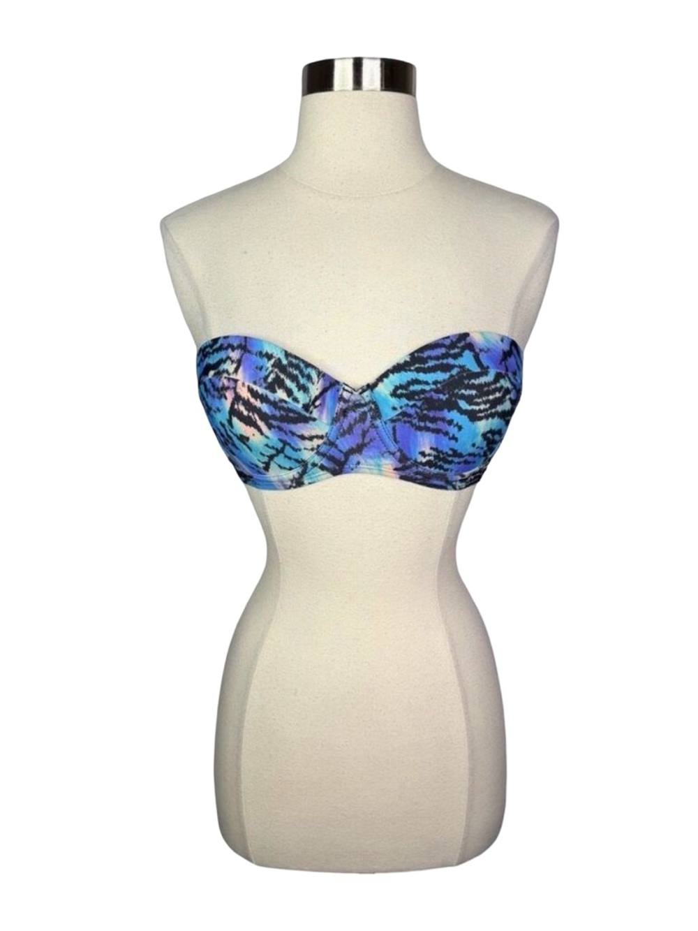 Perfect Vacation Swim x Tillys Strapless Bandeau Bikini Top - Size Medium